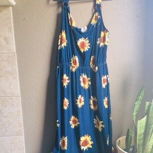 Sunflower Maxi Dress